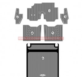 SERIE TAPPETI GRIGIO CON BAULE (ESCLUSI N°7-8)