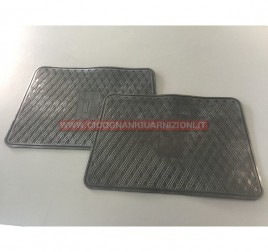 SERIE TAPPETI BATTITACCO PER MOQUETTE (2 PZ) NERI