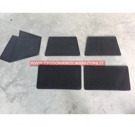 SERIE TAPPETI IN GOMMA PER MOQUETTE (5PZ)