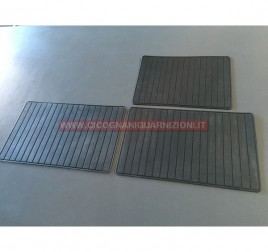 SERIE TAPPETI IN GOMMA PER MOQUETTE (3 PZ) (SOLO TESTAROSSA)