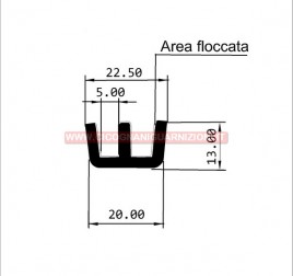 CANALE GUIDAVETRO FLOCCATO