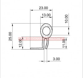 PROFILO IN SPUGNA N°43